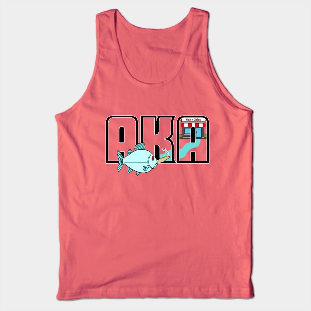Fried Fish Tank Top by The Angry Possum